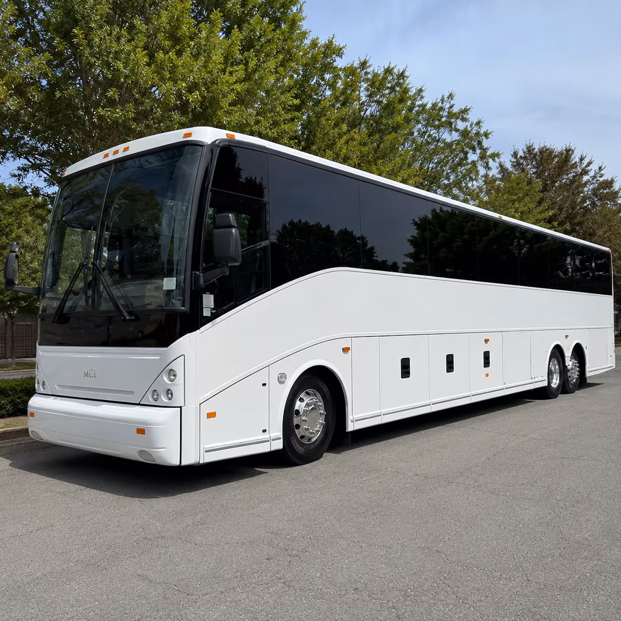 tulsa charter bus services exterior