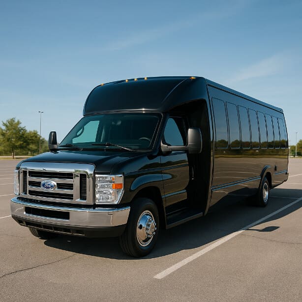 Tulsa Shuttle Bus Rentals 18 Passenger Shuttle Bus